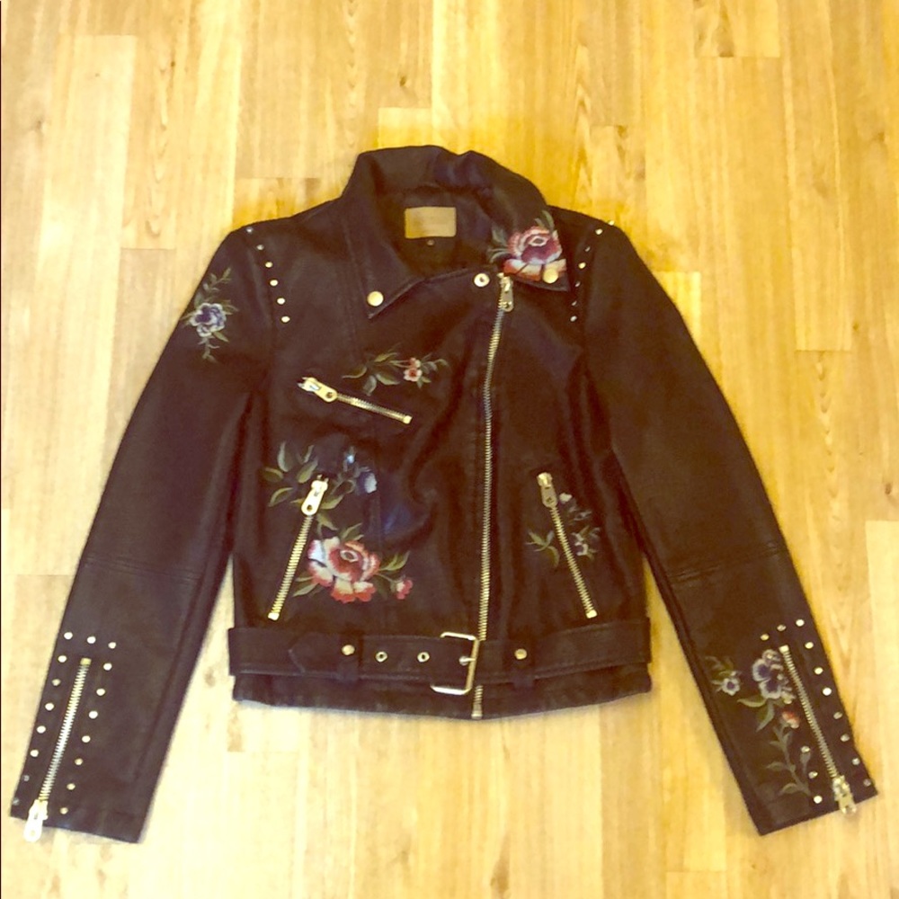 Faux Leather Jacket